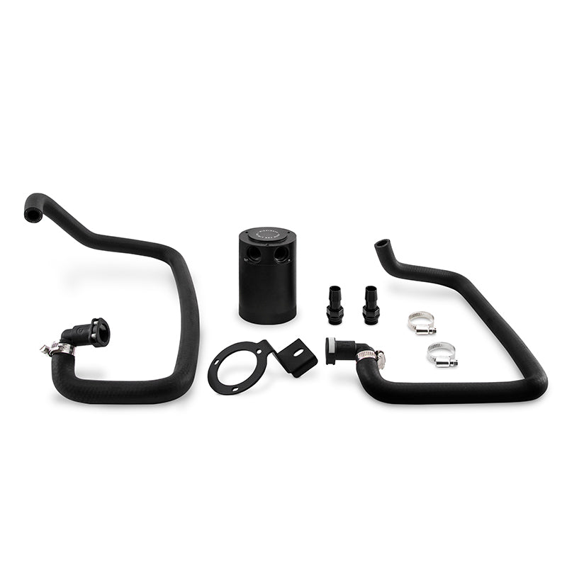 Mishimoto 2015+ Ford Mustang EcoBoost Baffled Oil Catch Can Kit - Black-thumbmail-1
