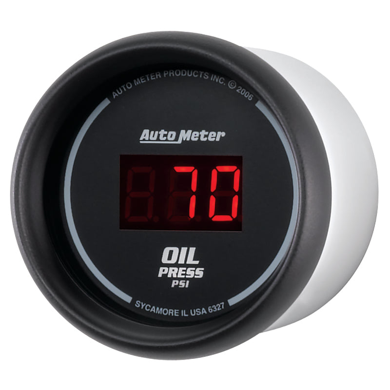 Autometer Black 0-100 psi Digital Oil Pressure Gauge-thumbmail-3