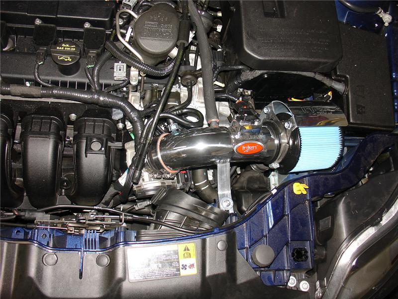 Injen 12 Ford Focus 2.0L 4cyl Polished Air Intake w/MR Tech, Web Nano-Fiber Dry Filter & Heat Shield-thumbmail-2