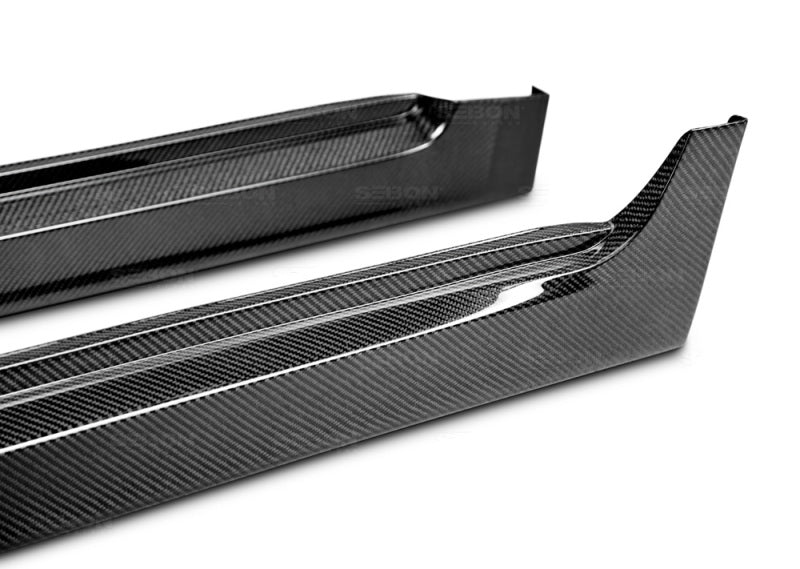Seibon 08-10 Subaru STi Carbon Fiber Side Skirts-thumbmail-3