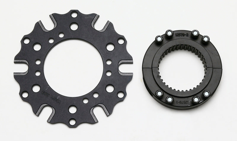 Wilwood Hub Kit-Splined Midget Axle Clamp-Dynamic 6 x 5.50 BC w/ T-Nuts (GEN II)-thumbmail-1