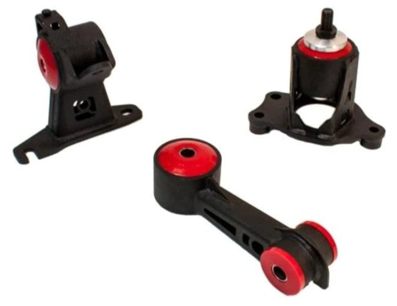 Innovative 11-15 Honda CR-Z L-Series Black Steel Mounts 85A Bushings-thumbmail-1