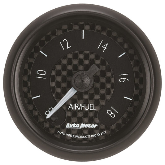 Autometer GT Series 52mm Full Sweep Electronic 8:1-18:1 AFR Wideband Air/Fuel Ratio Analog