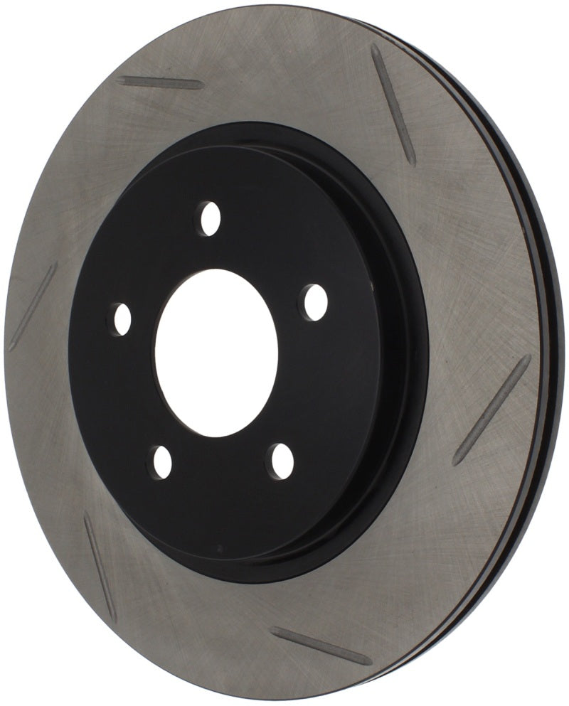 StopTech Power Slot 05-10 Mustang V6/4.0L / GT V8-4.6L Rear Left Slotted Rotor-thumbmail-3