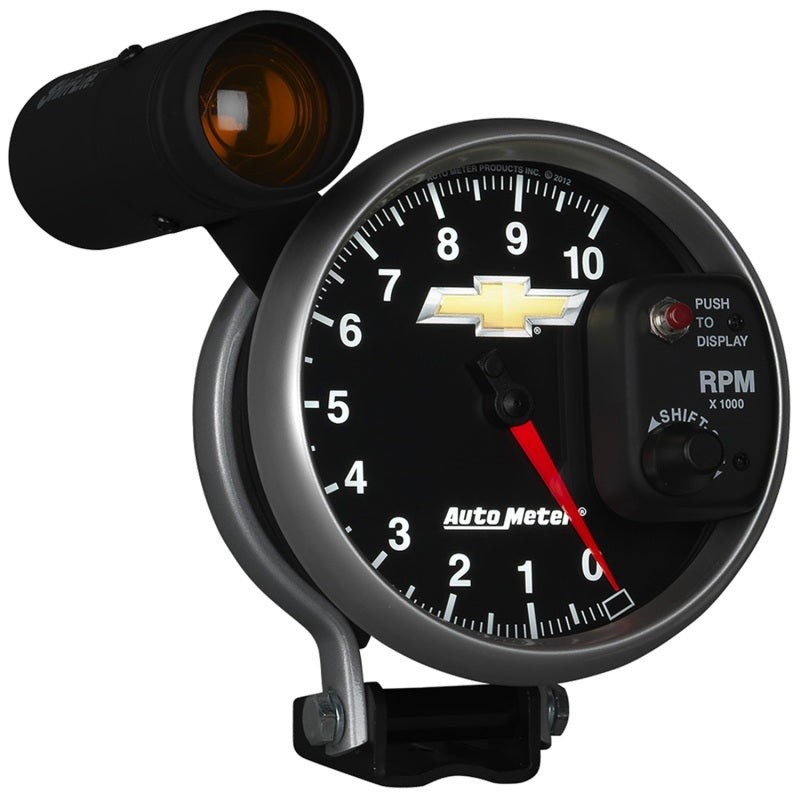 Autometer Performance Parts 5in 0-10000 RPM Tachometer COPO Camaro Gauge w/ Shift Light-thumbmail-5