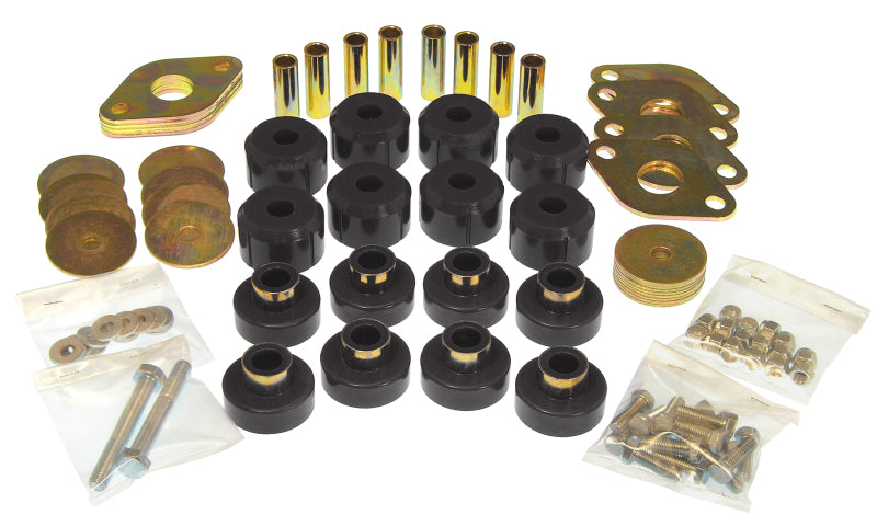Prothane 07-11 Jeep Wrangler JK 2DR Body Mount Kit - Black-thumbmail-1