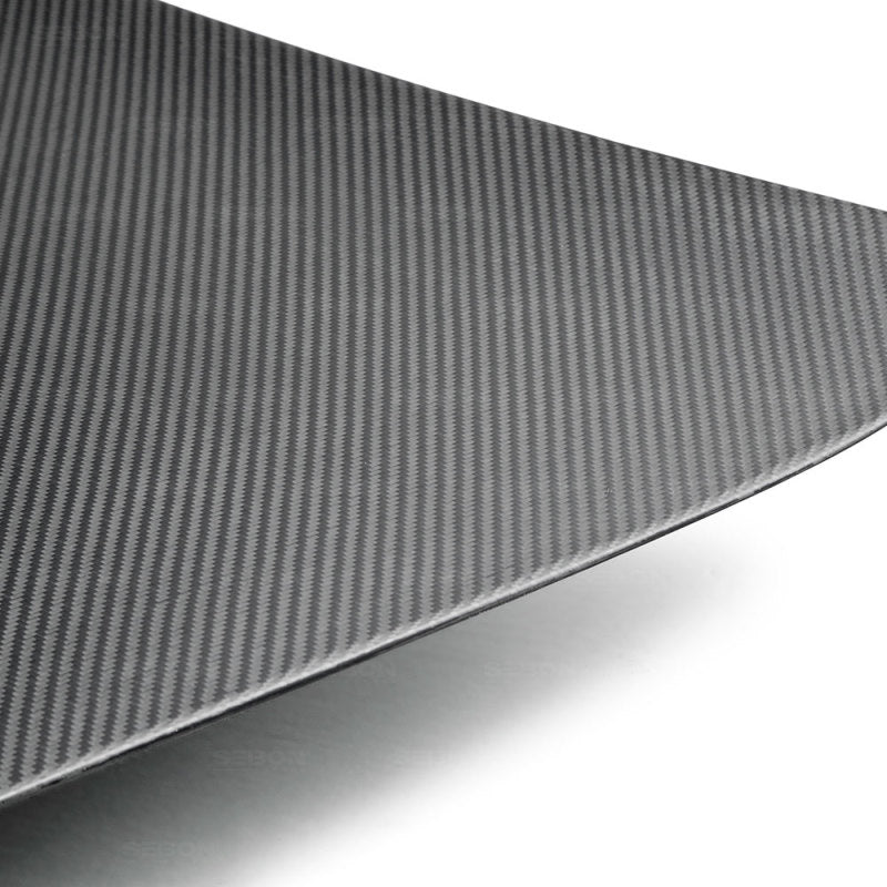 Seibon 09-12 Nissan GTR R35 OEM Dry Carbon Fiber Trunk/Hatch (NO Spoiler Holes)-thumbmail-4