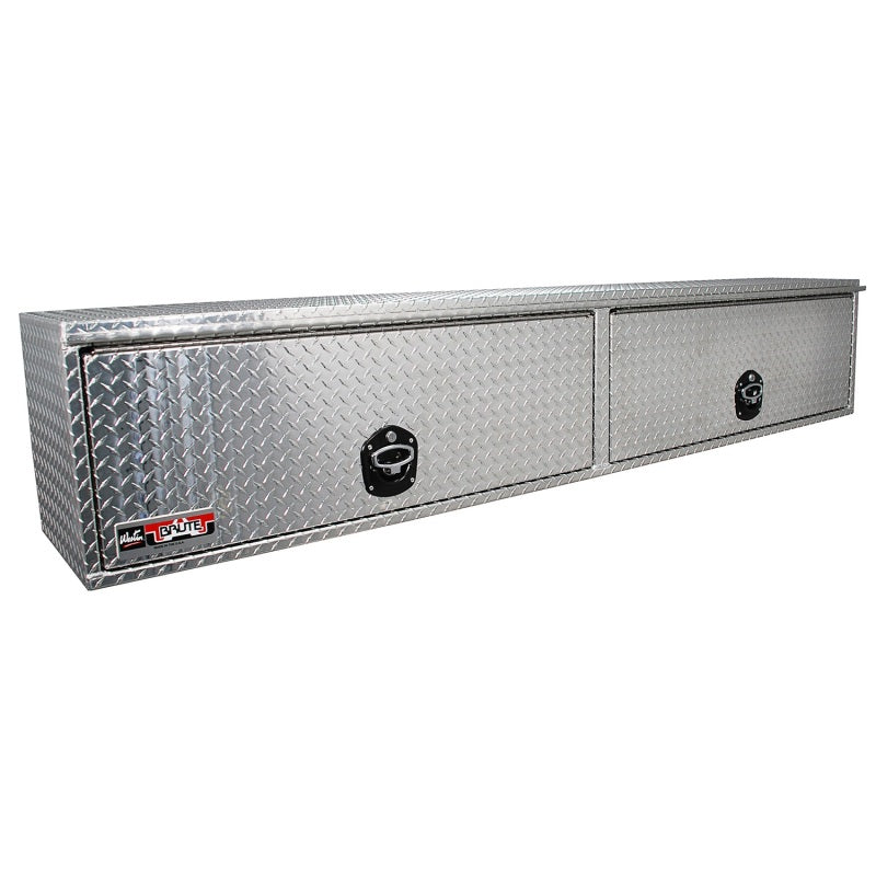 Westin/Brute HD Top Sider 13in x 88in w/flip up Doors - Aluminum-thumbmail-2