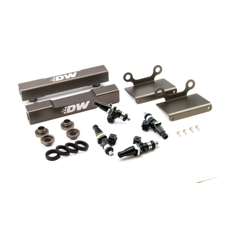 DeatschWerks 04-06 Subaru STI/LGT Side Feed to Top Feed Fuel Rail Conv Kit w/ 1500cc Injectors-thumbmail-2