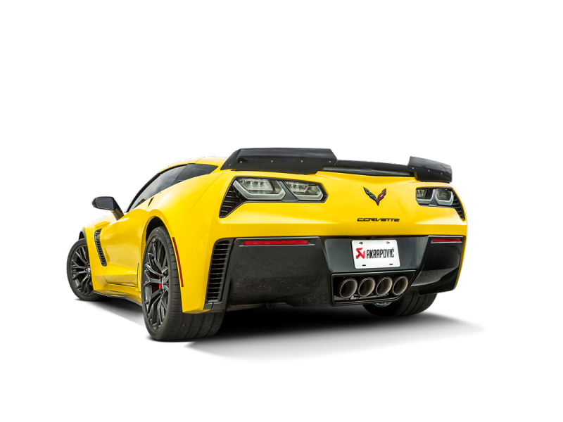 Akrapovic 14-17 Chevrolet Corvette Z06 (C7) Slip-On Line (Titanium) w/ Carbon Tips-thumbmail-2