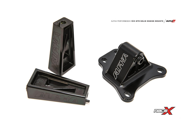 AMS Performance 2009+ Nissan GT-R R35 Alpha Race X Solid Motor Mounts-thumbmail-1