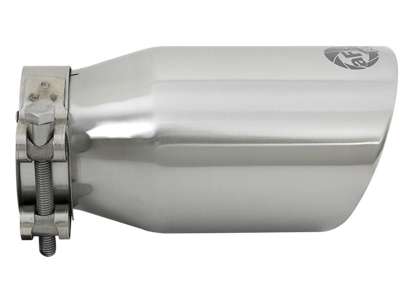 aFe MACH Force-Xp Universal 304 SS Single-Wall Clamp-On Exhaust Tip - Polished-thumbmail-3