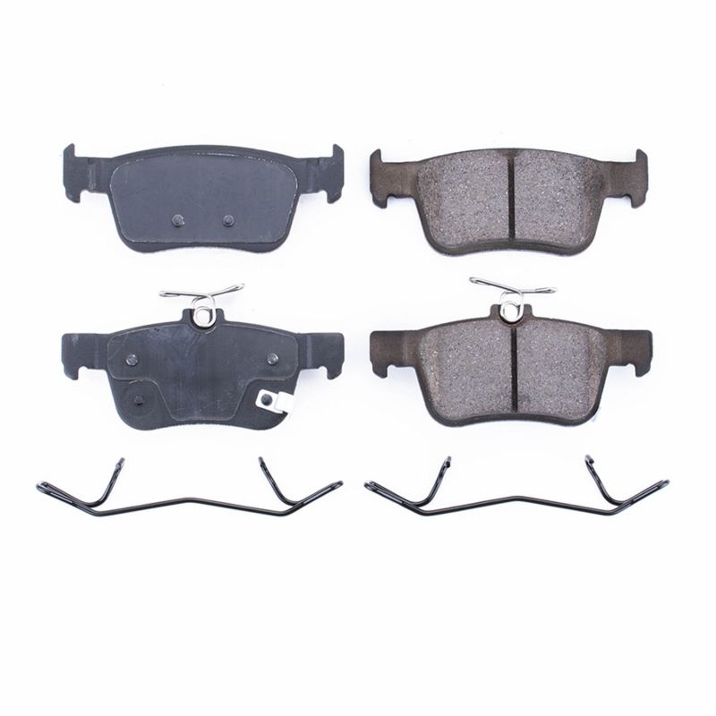 Power Stop 2019 Acura RDX Rear Z17 Evolution Ceramic Brake Pads w/Hardware-thumbmail-1