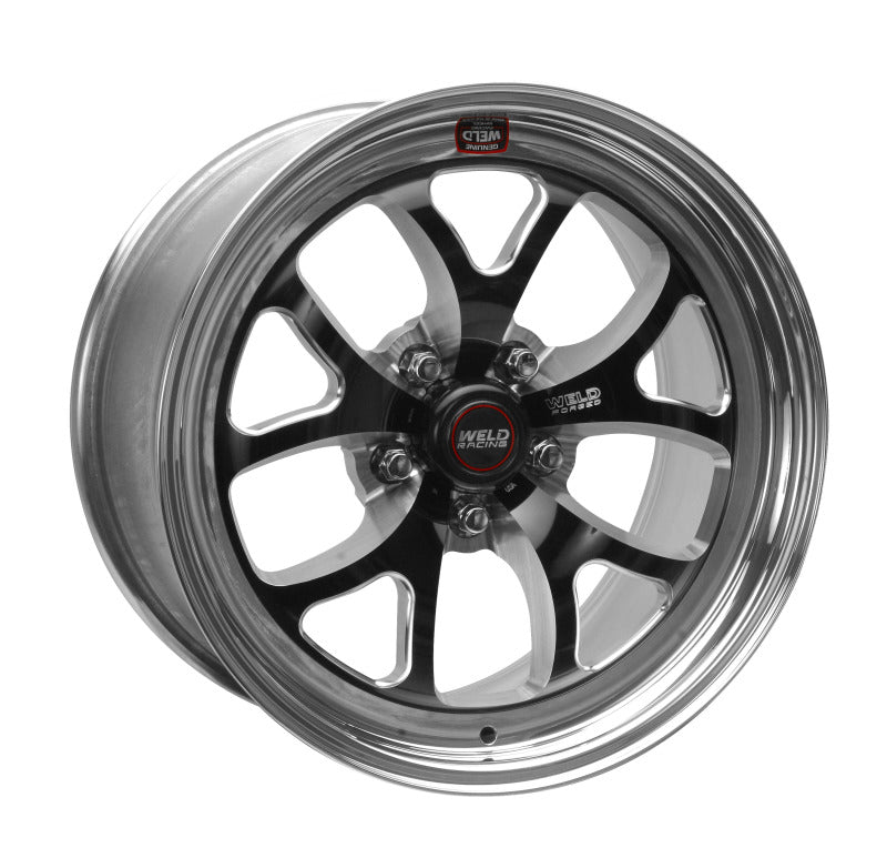 Weld S76 17x10.5 / 5x4.75 BP / 7.7in. BS Black Wheel (High Pad) - Non-Beadlock-thumbmail-1