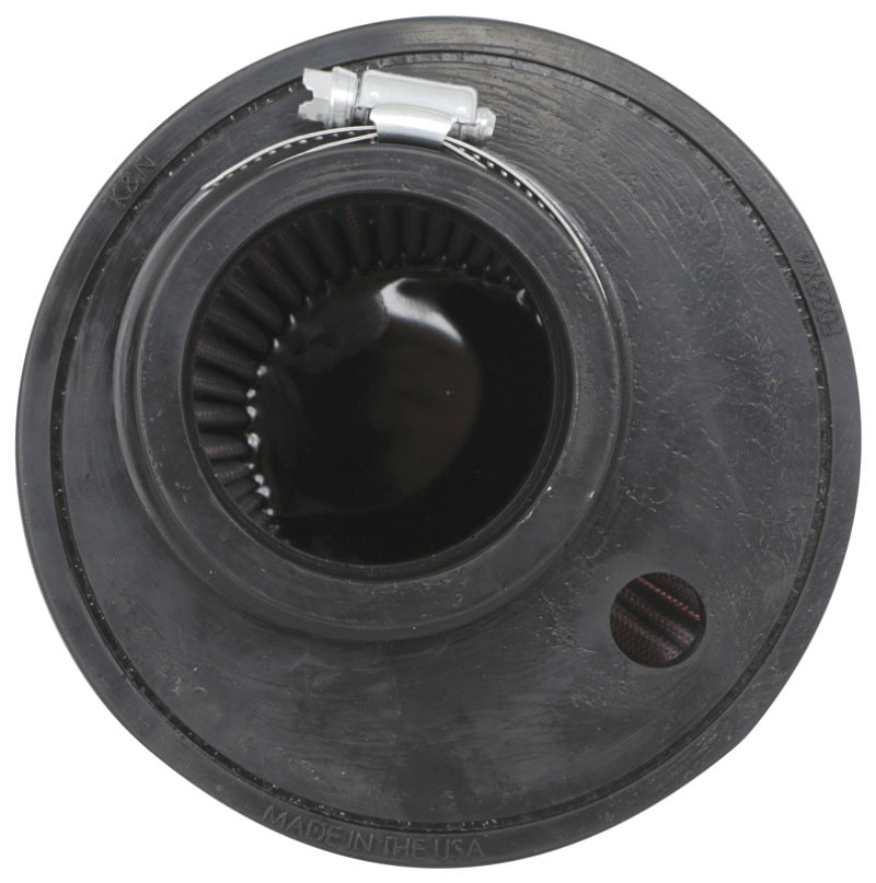 K&N Universal Clamp-On Air Filter 2.375in Flg ID x 5.21875in B OD x 3.5in T OD x 3.75in H-thumbmail-3