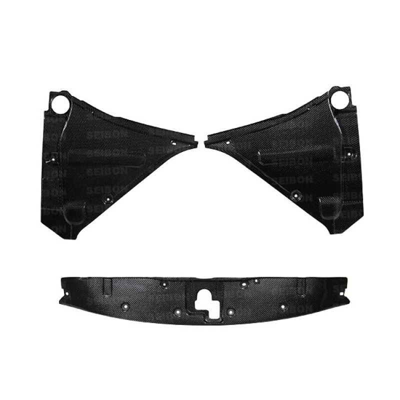 Seibon 09-10 Nissan GT-R R35 Carbon Fiber Cooling Plate-thumbmail-4