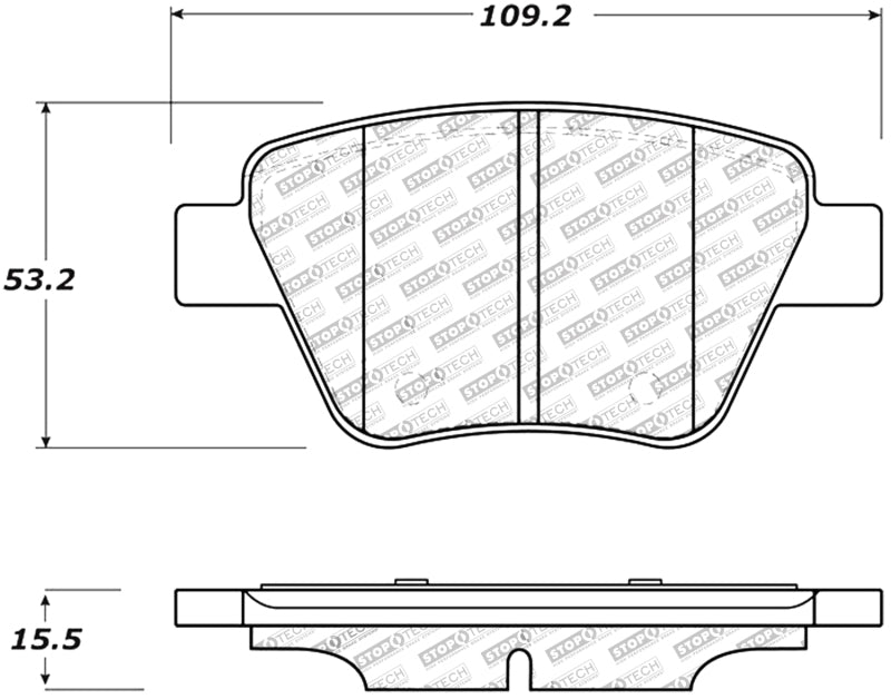StopTech Performance Volkswagen Rear Brake Pads-thumbmail-7