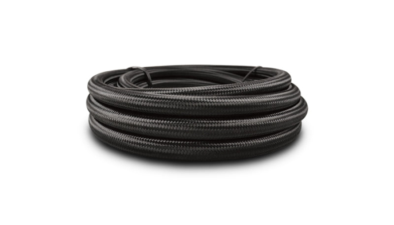 Vibrant -10 AN Black Nylon Braided Flex Hose (10 foot roll)-thumbmail-1