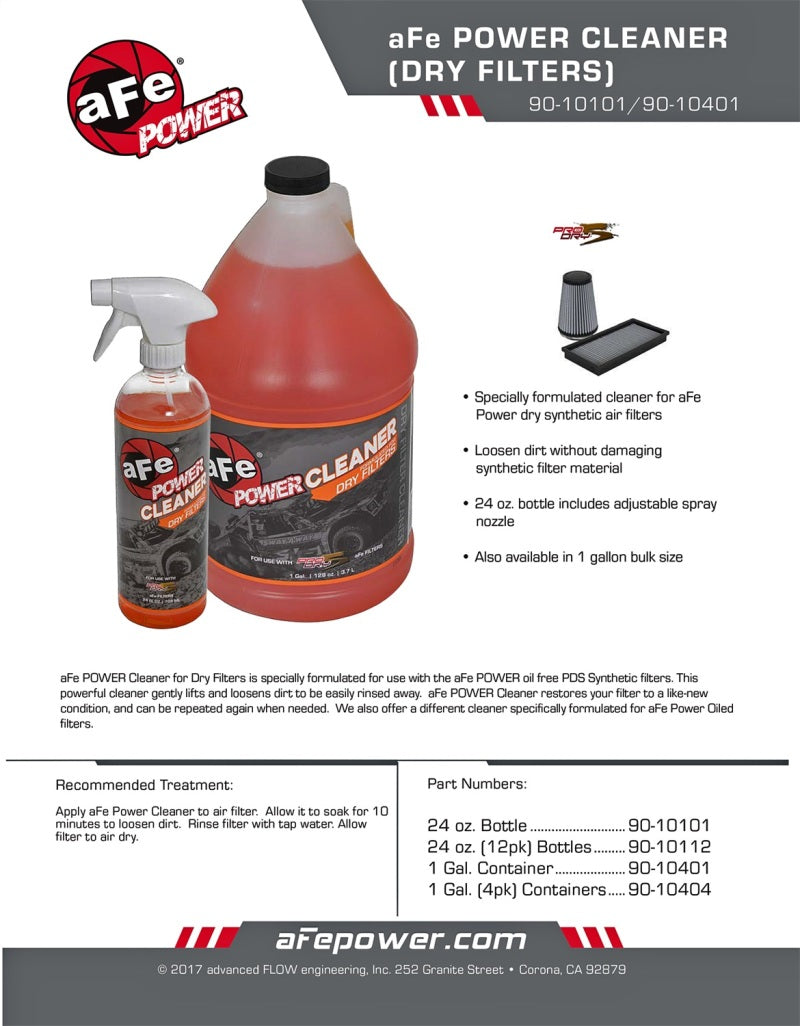 aFe MagnumFLOW Pro Dry S Air Filter Power Cleaner - 1 Gallon-thumbmail-3