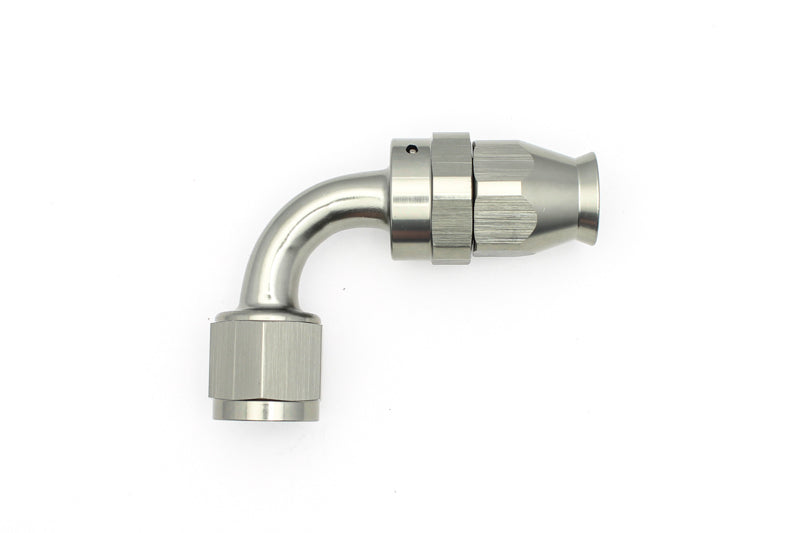 DeatschWerks 8AN Female Swivel 90-Degree Hose End PTFE (Incl. 1 Olive Insert)-thumbmail-3