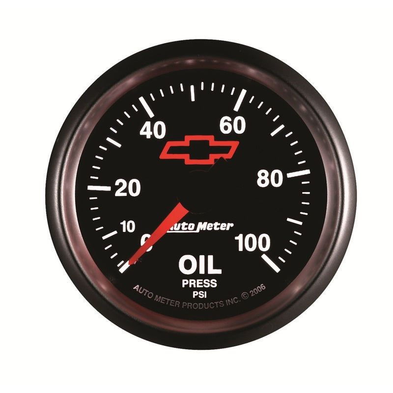 Autometer Sport-Comp II GM 52mm 0-100 PSI Mechanical Oil Pressure Gauge-thumbmail-2