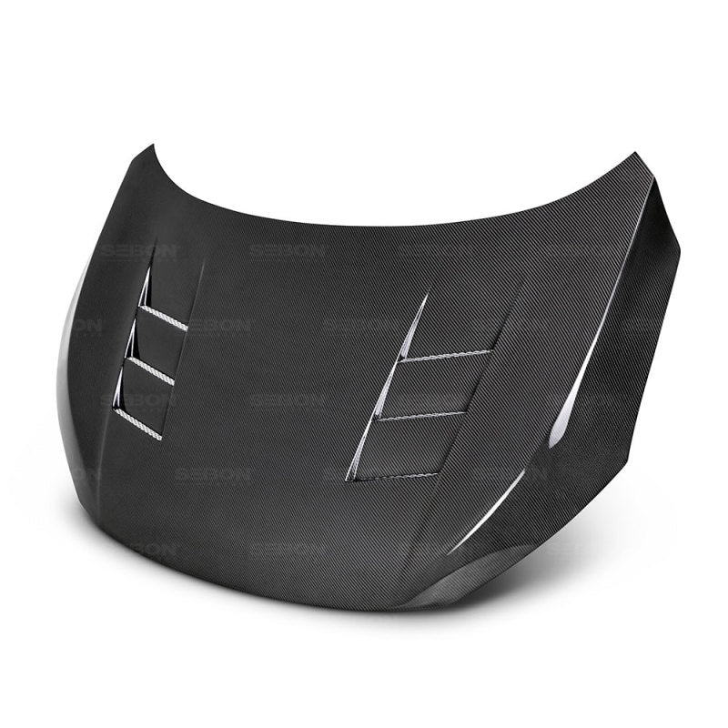 Seibon 2016-2018 Honda Civic Coupe/Sedan/Hatchback TS-Style Carbon Fiber Hood-thumbmail-5