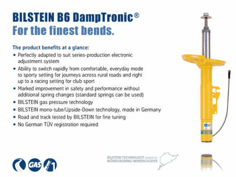 Bilstein B6 (DampTronic) 12-17 Porsche 911 (991) (w/ PASM) Rear Monotube Shock Absorber-thumbmail-2
