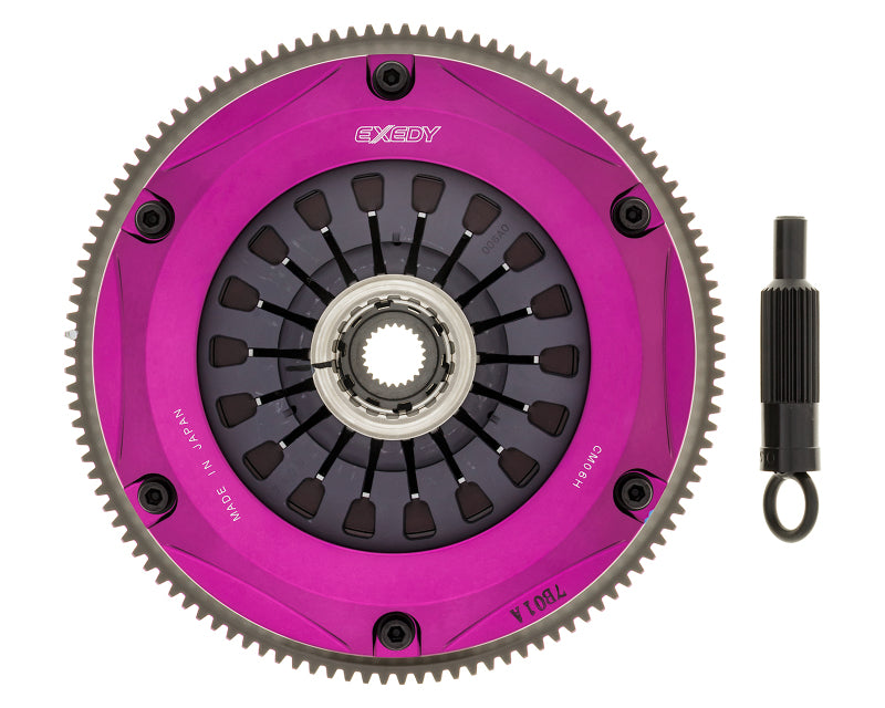 Exedy 2008-2015 Mitsubishi Lancer Evolution GSR L4 Hyper Triple Cerametallic Clutch Rigid Disc-thumbmail-4