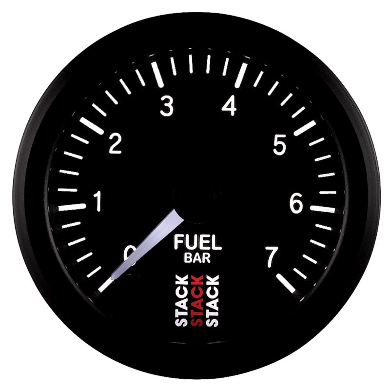 Autometer Stack 52mm 0-7 Bar M10 Male Pro Stepper Motor Fuel Pressure Gauge - Black-thumbmail-2