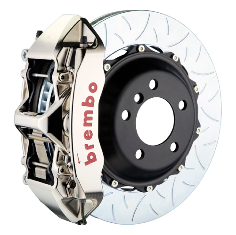 Brembo 07-18 Wrangler/Unlimited Fr GTR BBK 6 Piston Billet 380x34 2pc Rotor Slotted Type3- Nickel-thumbmail-1