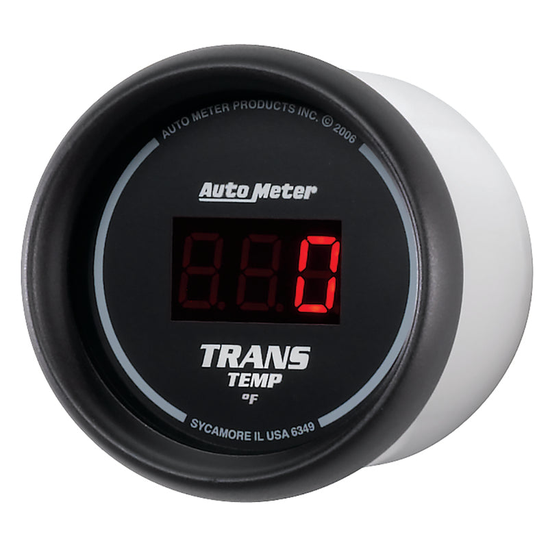 Autometer Z Series 52mm Black Digital 0-300 Deg F Transmission Temperature Gauge-thumbmail-3
