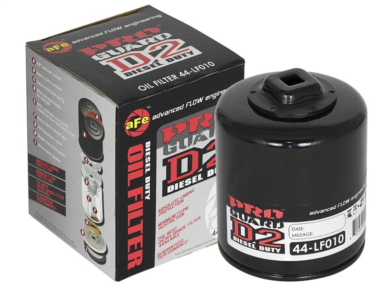 aFe Pro GUARD D2 Oil Filter 00-14 GM Gas Trucks V6 4.3L (4 Pack)-thumbmail-5