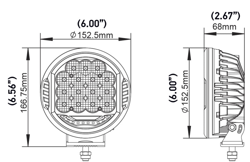 Hella 500 LED Driving Lamp - Single-thumbmail-9