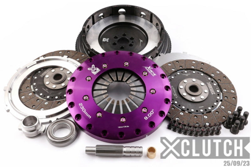 XClutch 89-94 Nissan Skyline GT-R 2.6L 9in Twin Solid Organic Clutch Kit-thumbmail-1