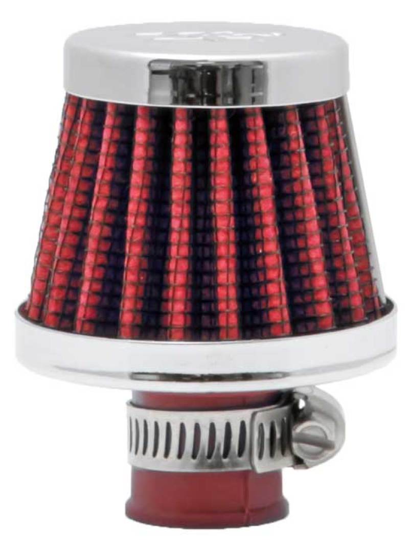 K&N 2in Base OD x .375in Flange ID x 1.75in H Rubber Base Crankcase Vent Filter-thumbmail-10