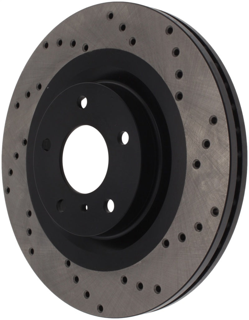 StopTech 08-09 Infiniti EX35 / 05-08 G35 / 09 G37 / 06-09 M35/M45 Drilled Right Front Rotor-thumbmail-5