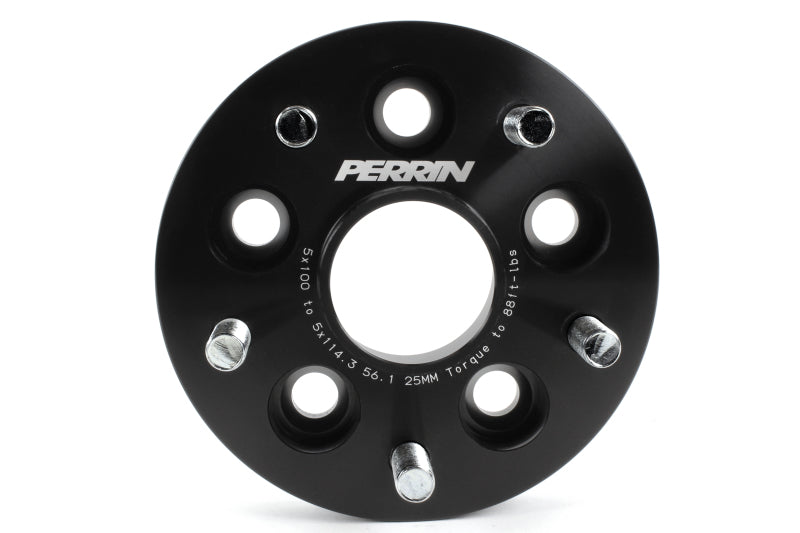Perrin Wheel Adapter 25mm Bolt-On Type 5x100 to 5x114.3 w/ 56mm Hub (Set of 2)-thumbmail-3