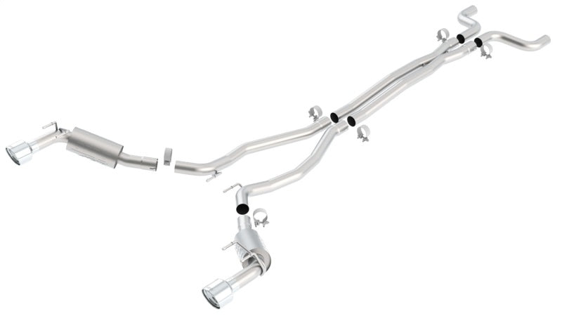 Borla 10-13 Chevy Camaro SS 6.2L 8cyl Aggressive Catback Exhaust-thumbmail-1