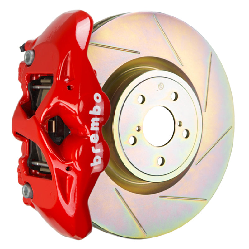 Brembo 12-16 Scion FR-S Front GT BBK 4 Piston Cast 326 x30 1pc Rotor Slotted Type1-Red-thumbmail-1