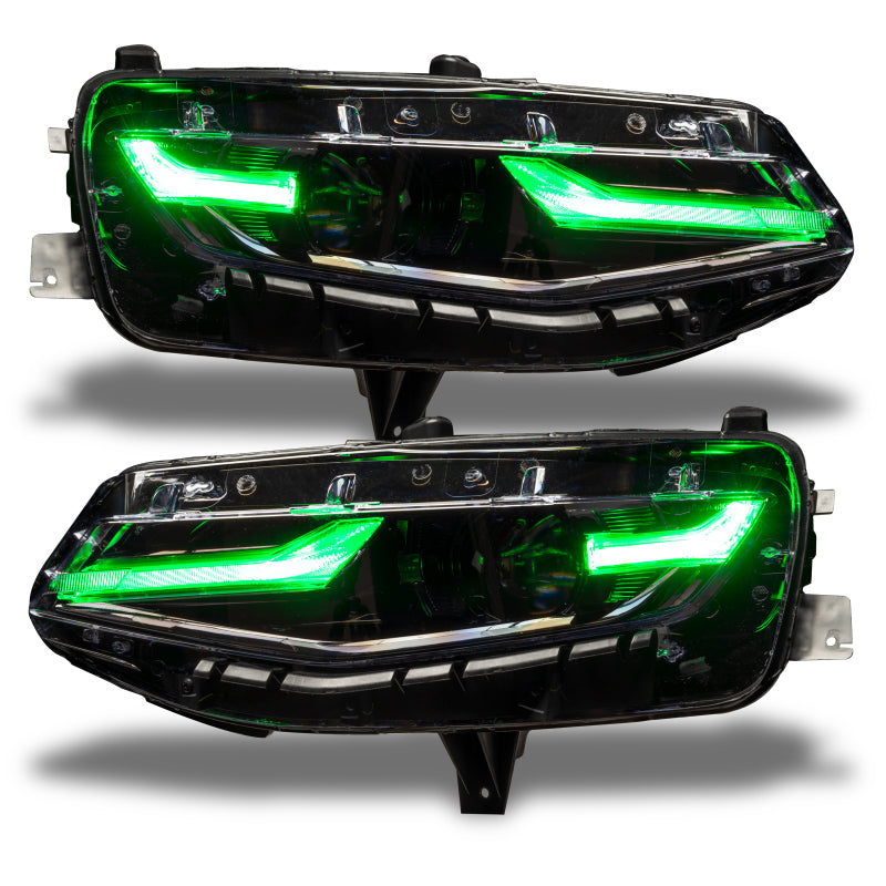 Oracle 19-21 Chevy Camaro LS/LT RGB+A Headlight DRL Upgrade Kit - ColorSHIFT w/ BC1 Controller-thumbmail-21