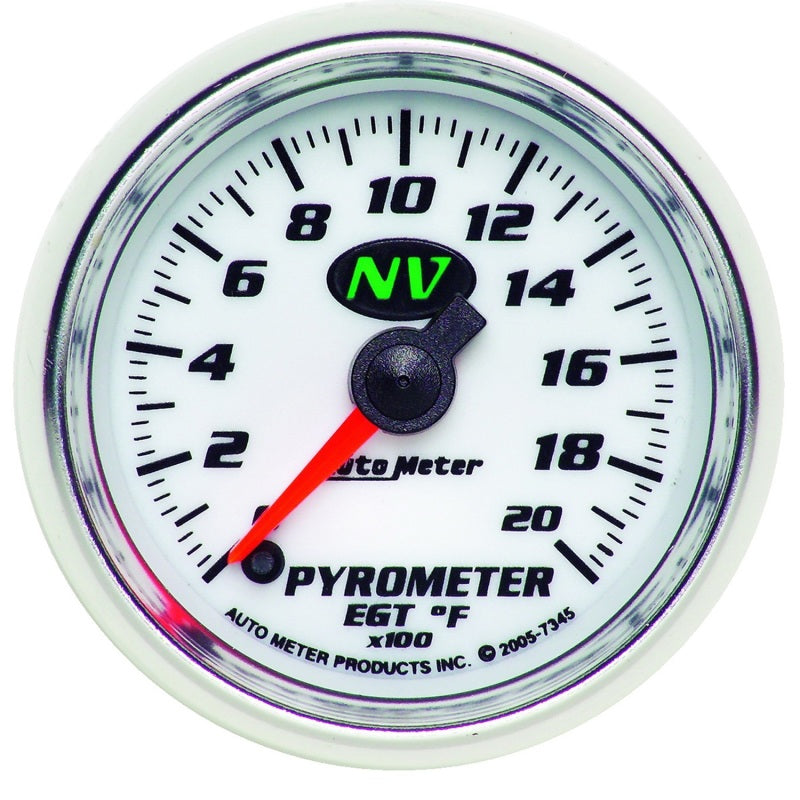 Autometer NV 52mm 0-2000 Deg F Digital Stepper Motor Pyrometer Gauge-thumbmail-1