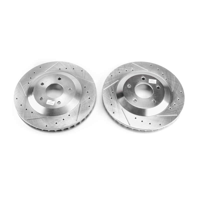 Power Stop 2004 Cadillac XLR Front Evolution Drilled & Slotted Rotors - Pair-thumbmail-2