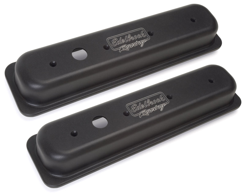 Edelbrock Valve Cover Victor Series Chevrolet 1987-1995 262-400 CI V8 Black-thumbmail-7