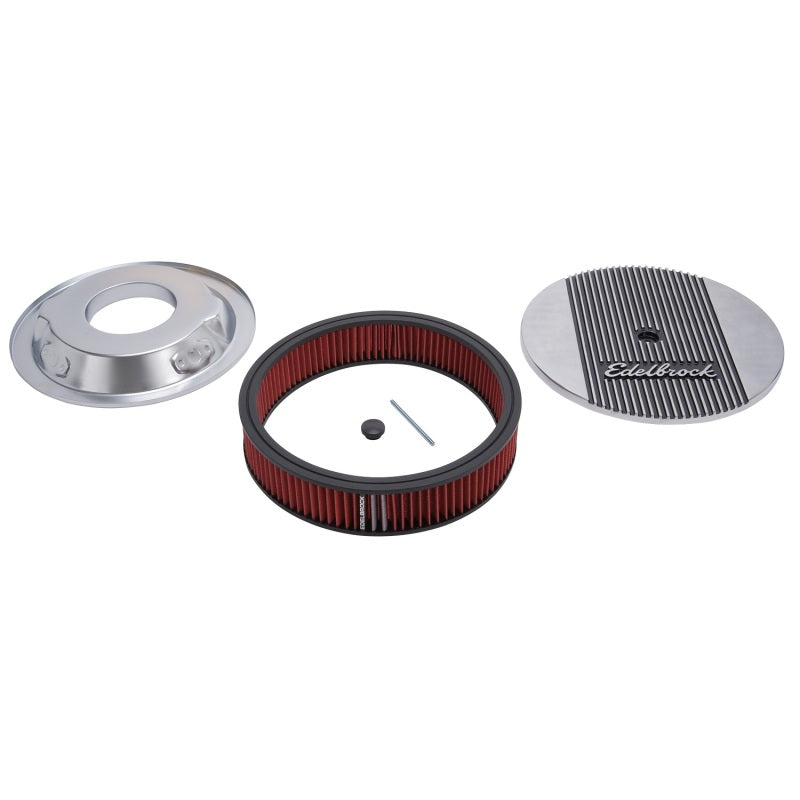 Edelbrock Air Cleaner Elite II 14In Diameter w/ 3In Element Polished-thumbmail-2