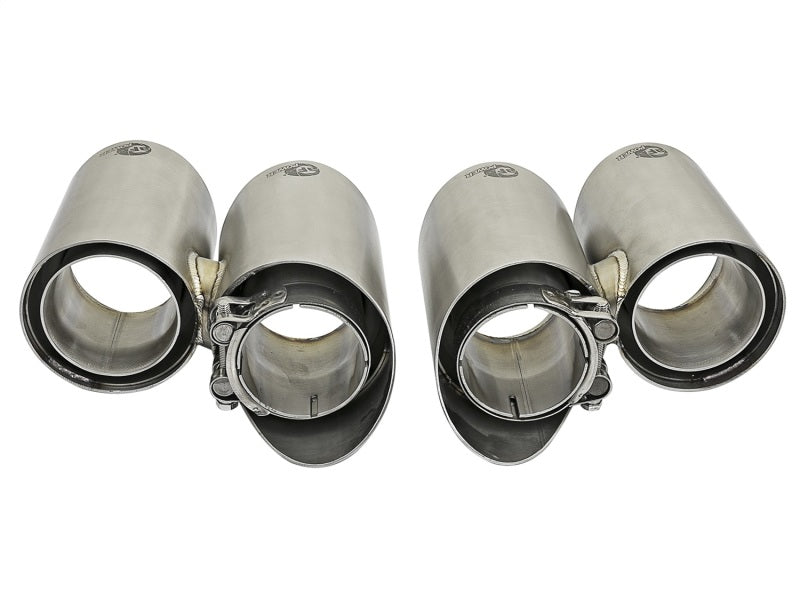 aFe MACH Force-Xp 304 SS OE Exhaust Tips Polished 12-16 Porsche 911 (C2S 991) H6 3.8L-thumbmail-6