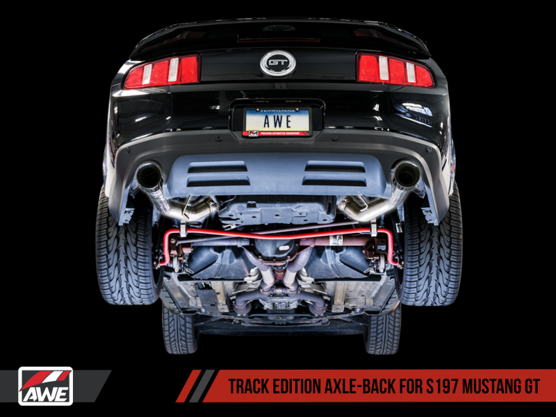 AWE Tuning S197 Mustang GT Axle-back Exhaust - Track Edition (Chrome Silver Tips)-thumbmail-7