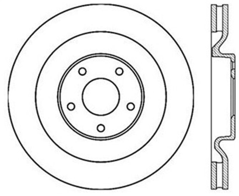 StopTech Power Slot 06-10 Corvette (Z06) / 10 Corvette Grand Sport Front Left Slotted CRYO Rotor-thumbmail-1