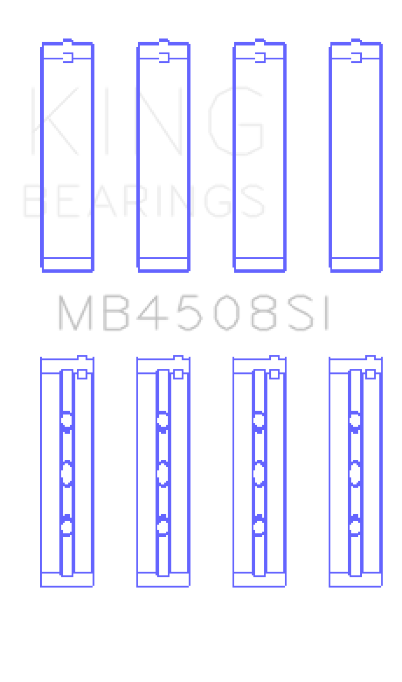 King Acura J30A/J32A/J35A/J35Z (Size STD) Performance Main Bearing Set-thumbmail-2