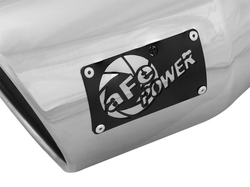 aFe Diesel Exhaust Tip Bolt On Black 5in Inlet x 7in Outlet x 12in - Right-thumbmail-2