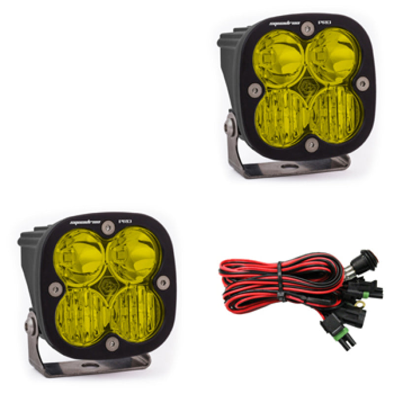 Baja Designs Squadron Pro Series Driving Combo Pattern Pair LED Light Pods - Amber-thumbmail-1
